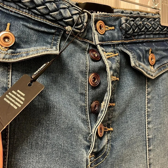 Fashion Nova jeans, high-rise, wide leg size 7, junior - Picture 6 of 9